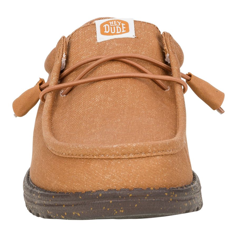 Men Wally Stretch Canvas  - Nut | HEYDUDE