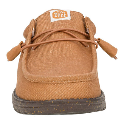 Men Wally Stretch Canvas  - Nut | HEYDUDE