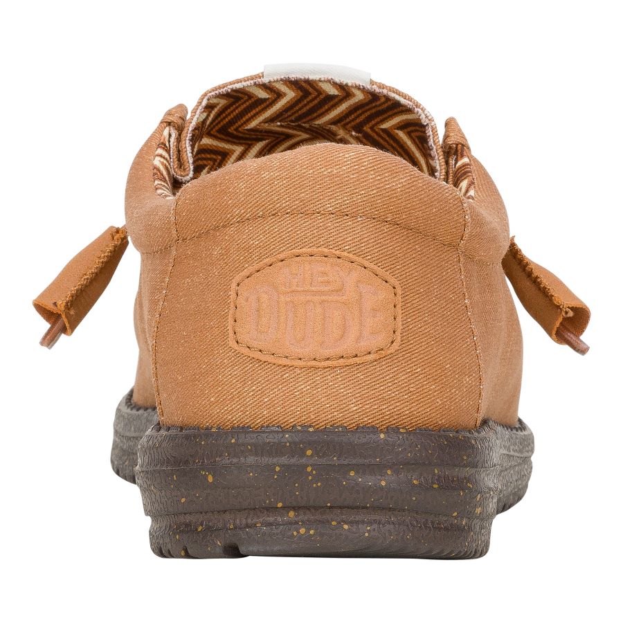 Men Wally Stretch Canvas  - Nut | HEYDUDE