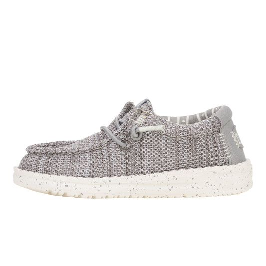 Kids Wally Toddler Stretch Sox - Grey | HEYDUDE