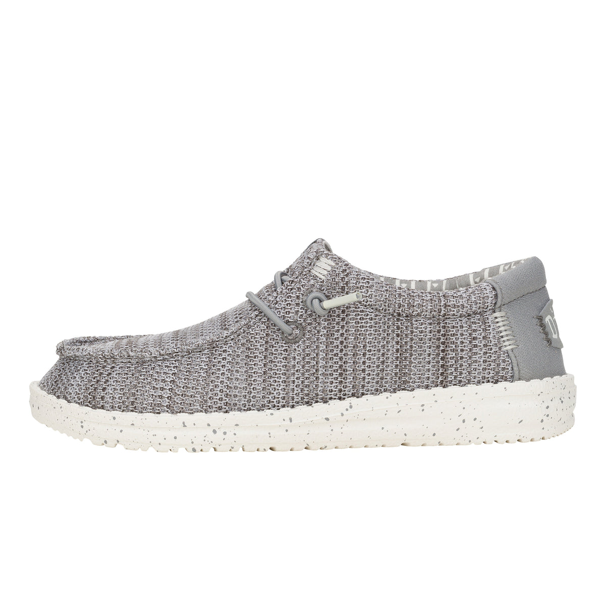 Kids Wally Youth Stretch Mesh - Grey | HEYDUDE