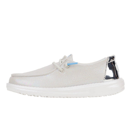 Kids Wendy Youth Iridescent Sparkle  - Silver | HEYDUDE