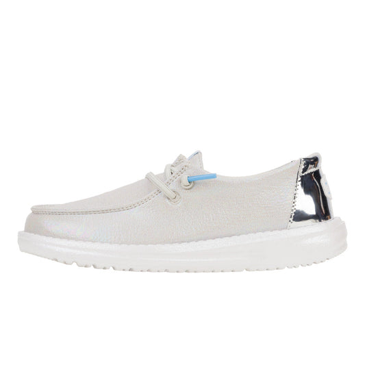 Kids Wendy Youth Iridescent Sparkle  - Silver | HEYDUDE