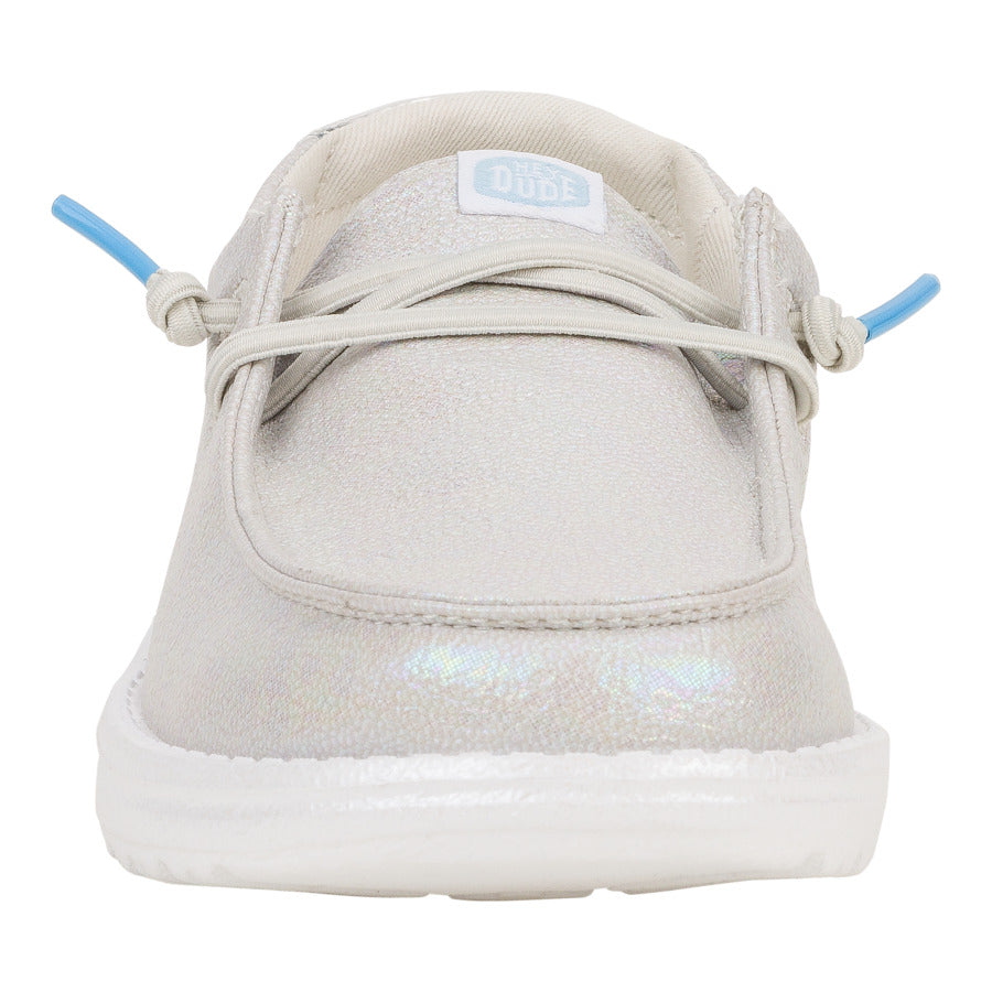 Kids Wendy Youth Iridescent Sparkle  - Silver | HEYDUDE