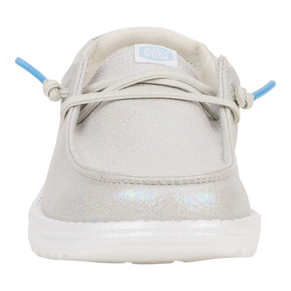 Kids Wendy Youth Iridescent Sparkle  - Silver | HEYDUDE