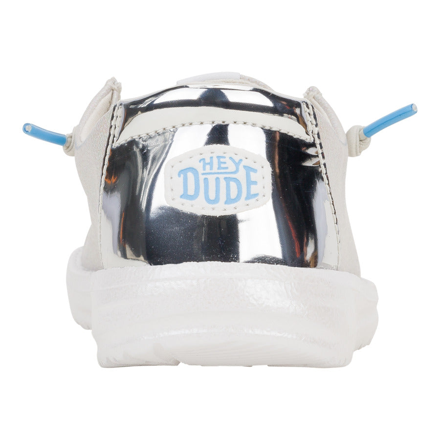 Kids Wendy Youth Iridescent Sparkle  - Silver | HEYDUDE