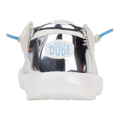 Kids Wendy Youth Iridescent Sparkle  - Silver | HEYDUDE