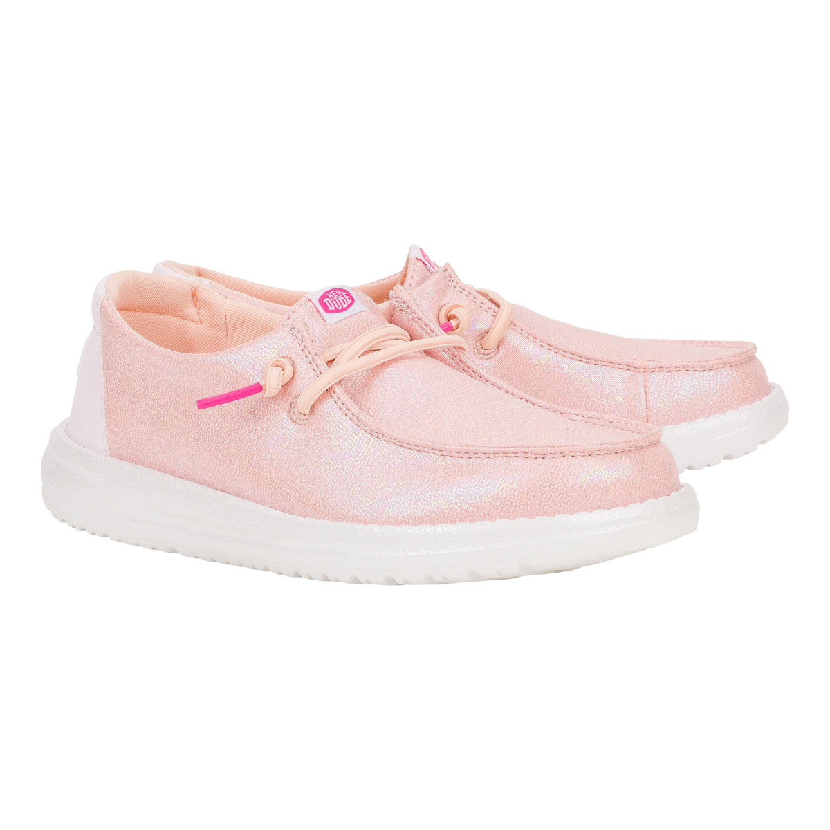 Kids Wendy Youth Iridescent Sparkle  - Pink | HEYDUDE