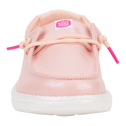 Kids Wendy Youth Iridescent Sparkle  - Pink | HEYDUDE