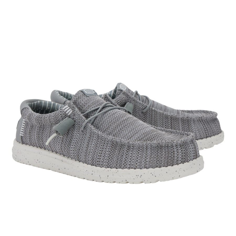 Men Wally Stretch Sox - Grey | HEYDUDE
