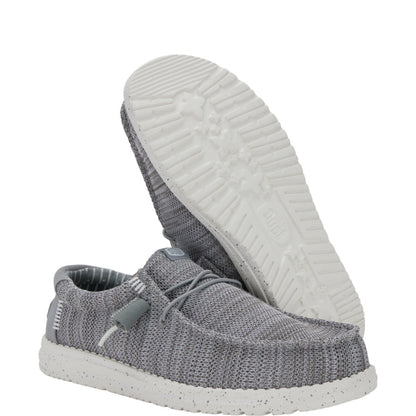 Men Wally Stretch Sox - Grey | HEYDUDE