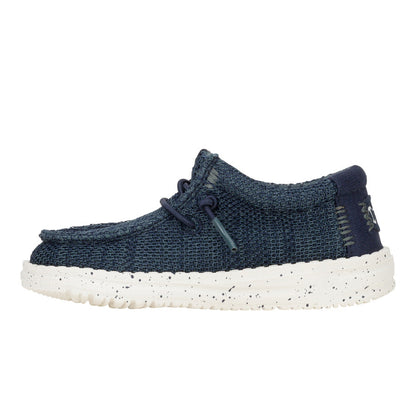 Kids Wally Toddler Stretch Sox - Navy | HEYDUDE