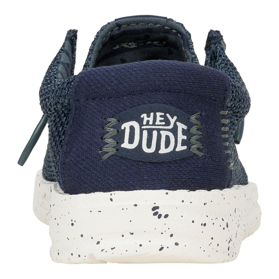 Kids Wally Toddler Stretch Sox - Navy | HEYDUDE
