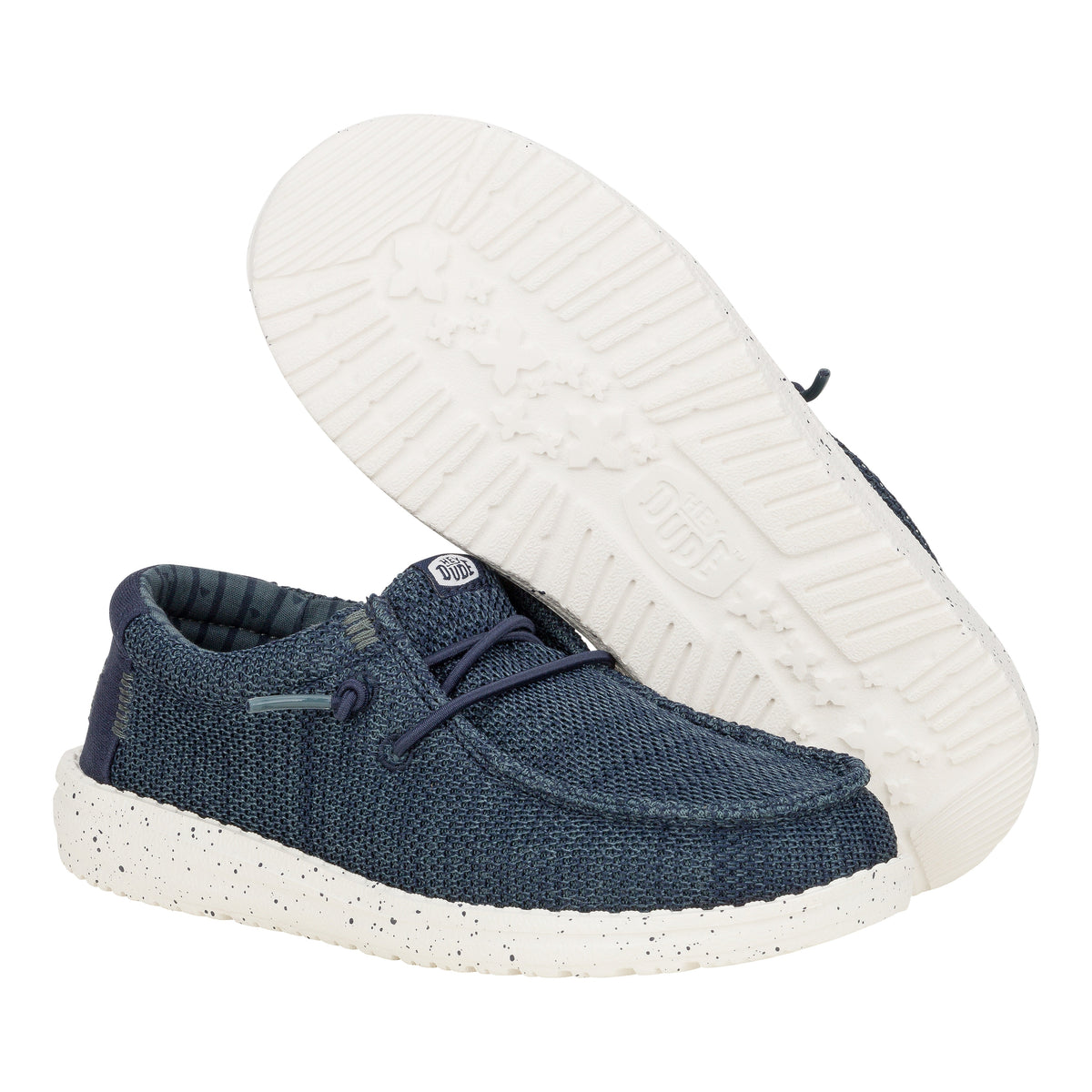 Kids Wally Youth Stretch Sox - Navy | HEYDUDE