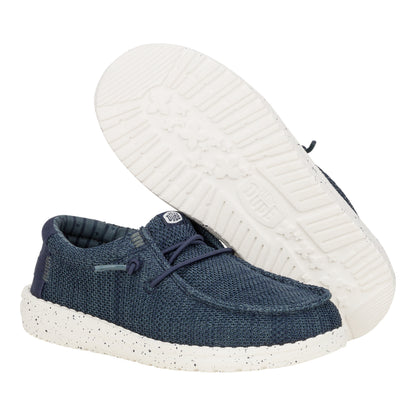 Kids Wally Youth Stretch Sox - Navy | HEYDUDE