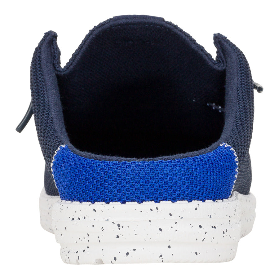 Men Wally Slip Varsity - Navy | HEYDUDE