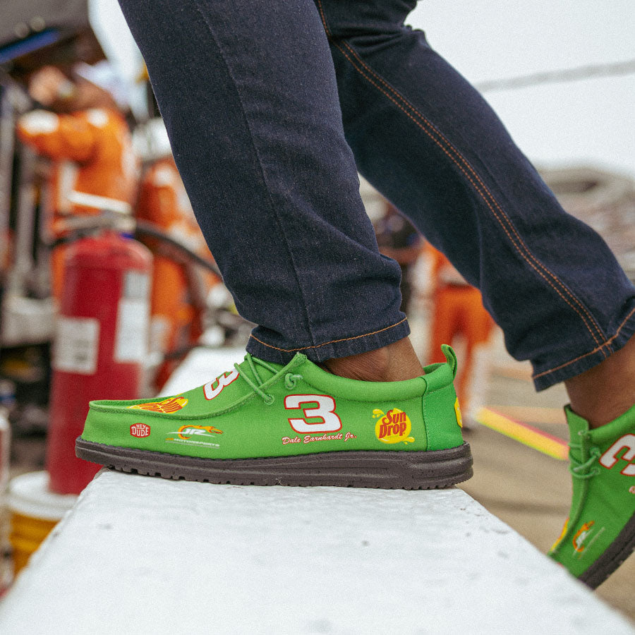 Men Wally NASCAR Dale Earnhardt JR. - Green/Multi | HEYDUDE