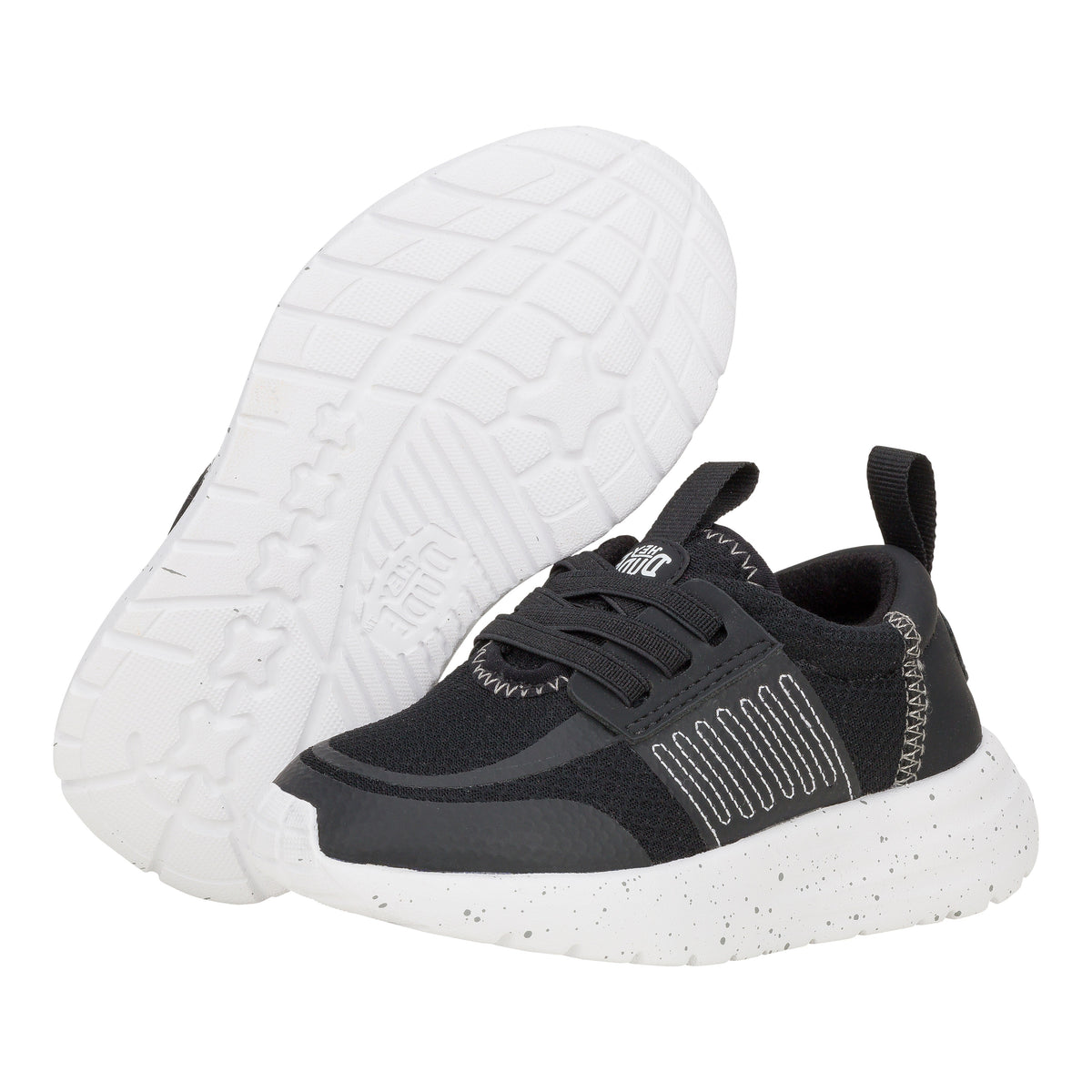 Kids Sirocco Play Toddler Varsity - Black | HEYDUDE
