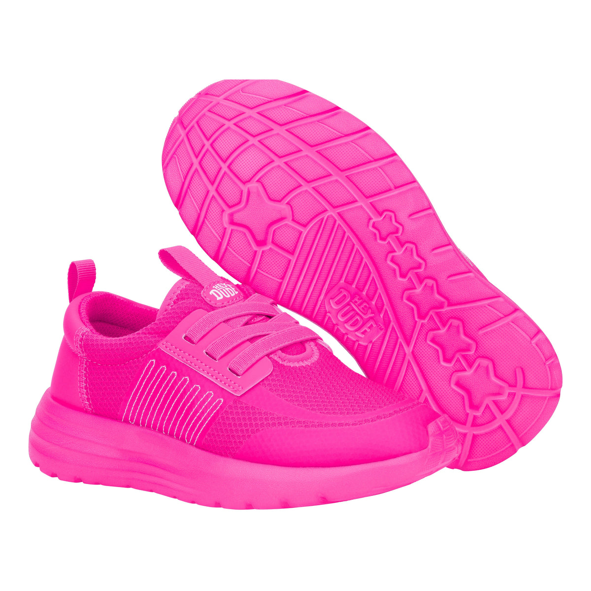 Kids Sirocco Play Youth Brights - Hot Pink | HEYDUDE