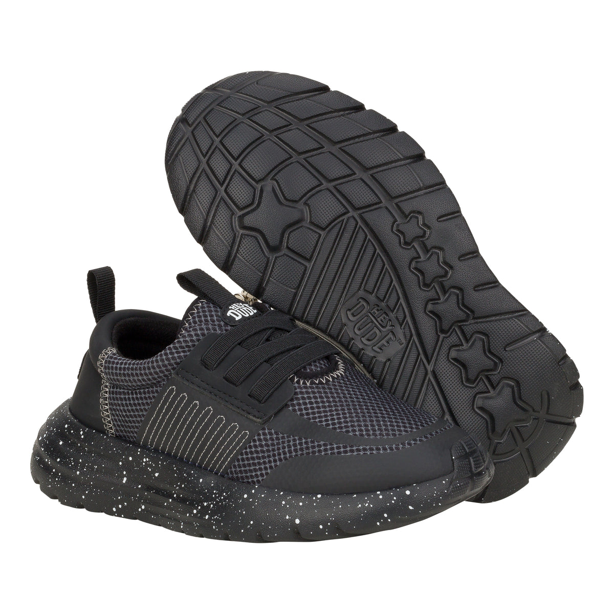 Kids Sirocco Play Youth Varsity - Black/Black | HEYDUDE