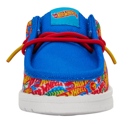 Kids Wally Hot Wheels Toddler - Blue/Multi | HEYDUDE