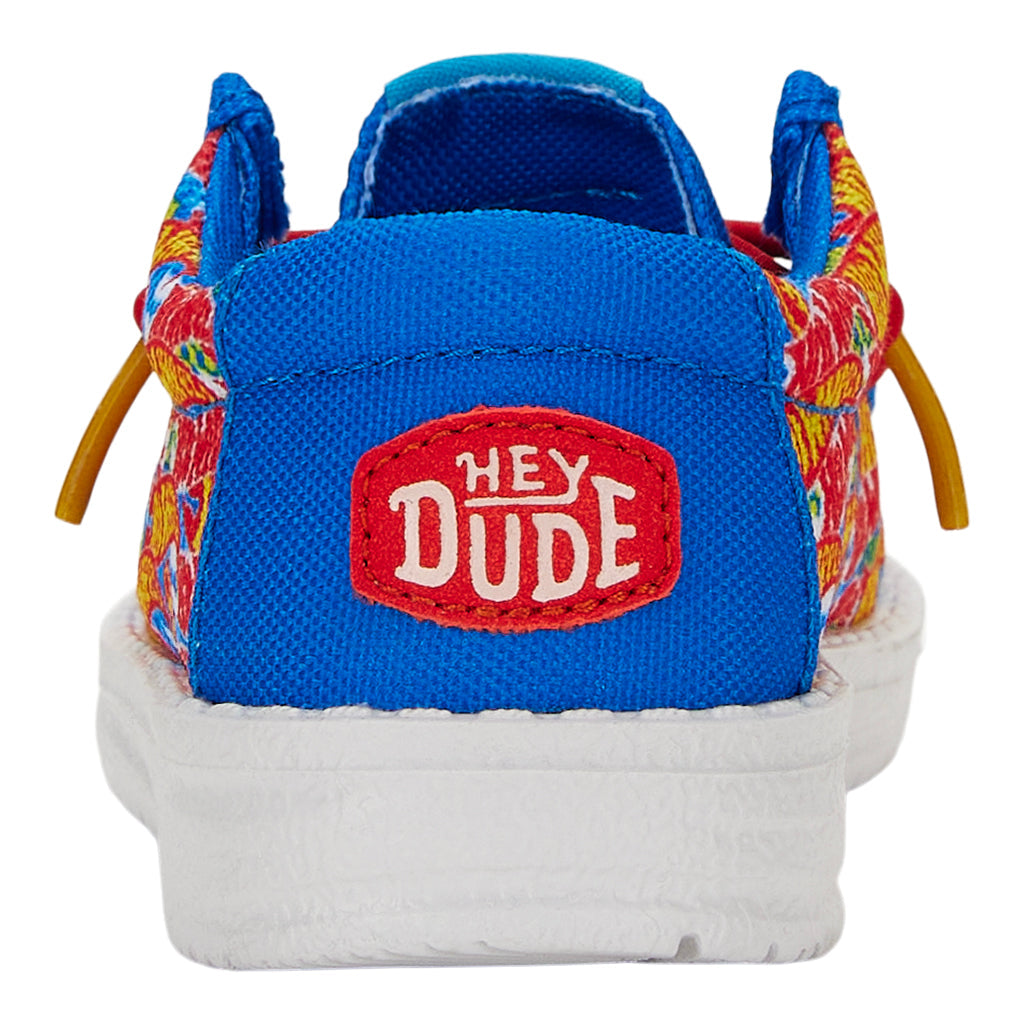 Kids Wally Hot Wheels Toddler - Blue/Multi | HEYDUDE