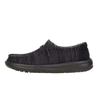 Kids Wendy Youth Stretch Mesh - Black/Black | HEYDUDE