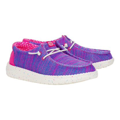 Kids Wendy Youth Stretch Sox - Pink Multi | HEYDUDE