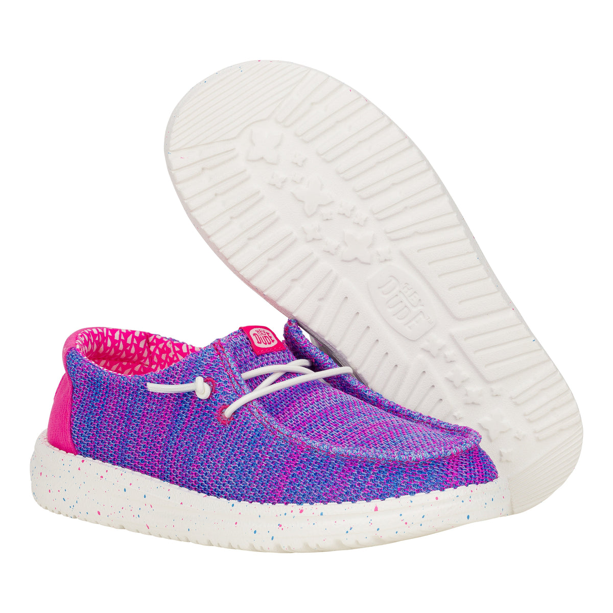 Kids Wendy Youth Stretch Sox - Pink Multi | HEYDUDE