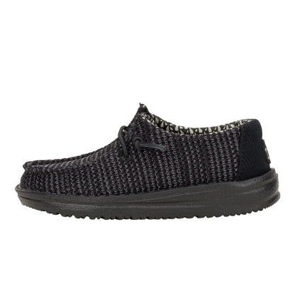 Kids Wendy Toddler Stretch Sox - Black/Black | HEYDUDE
