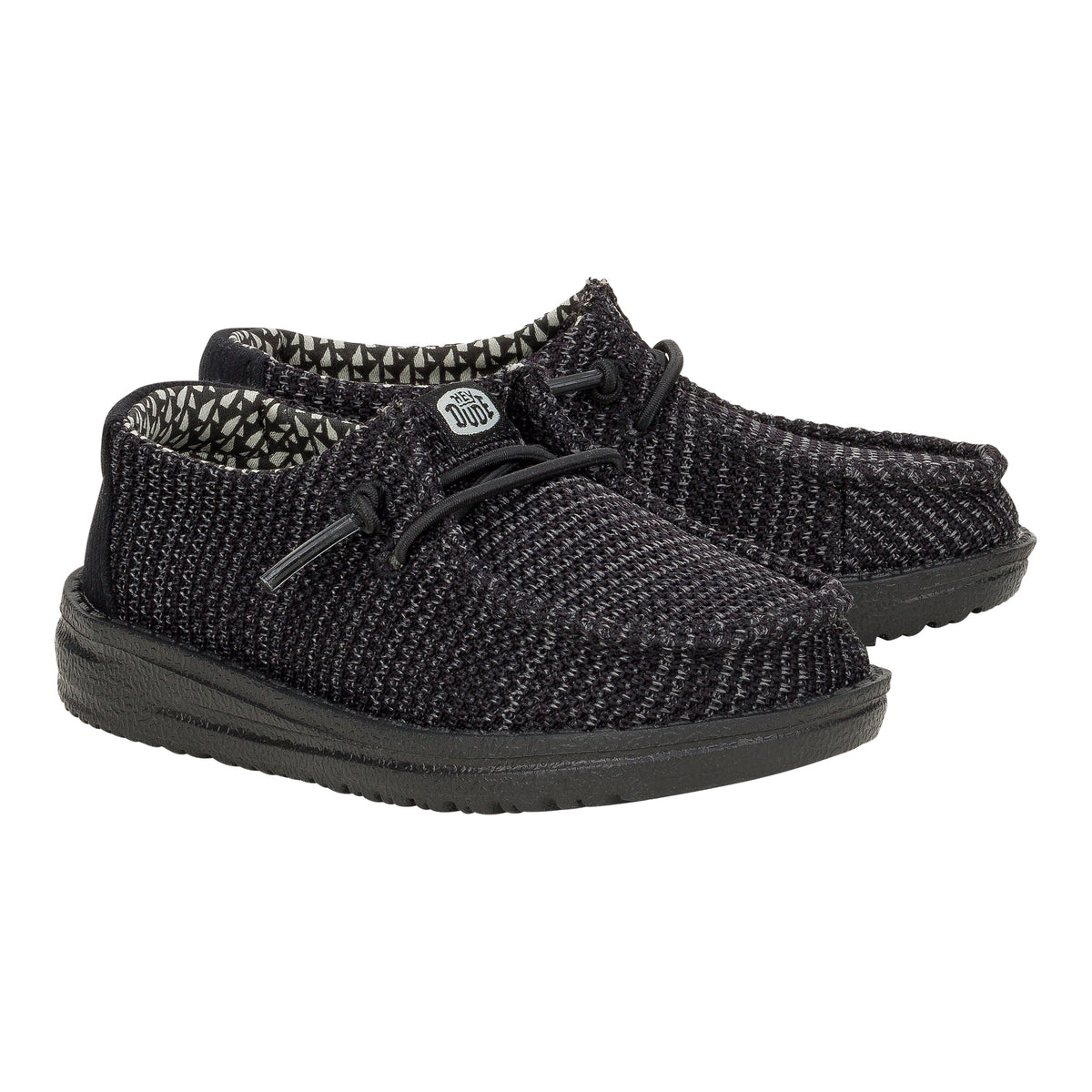 Kids Wendy Toddler Stretch Sox - Black/Black | HEYDUDE