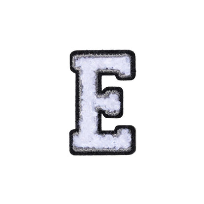 Women Letter E Patch - E Black/White | HEYDUDE
