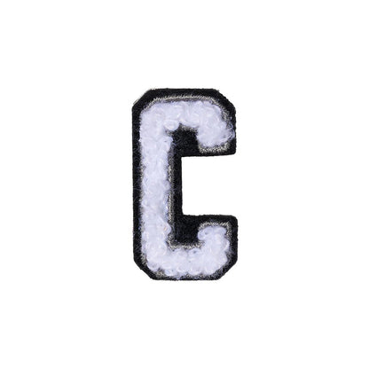 Women Letter C Patch - C Black/White | HEYDUDE