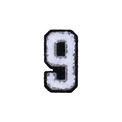 Women Number 9 Patch - 9 Black/White | HEYDUDE