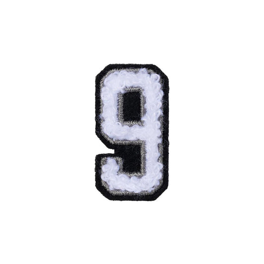 Women Number 9 Patch - 9 Black/White | HEYDUDE