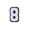 8 Black/White