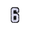 6 Black/White