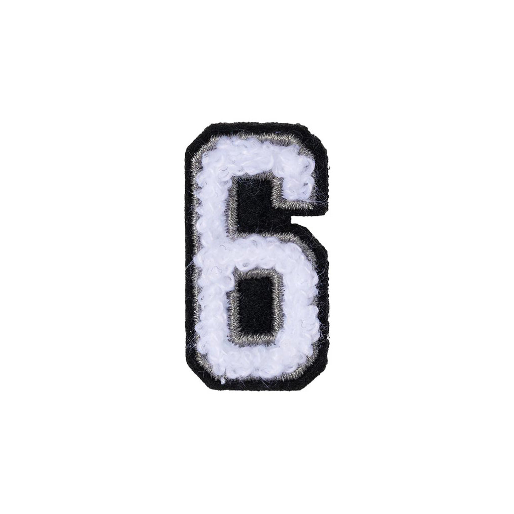 Women Number 6 Patch - 6 Black/White | HEYDUDE