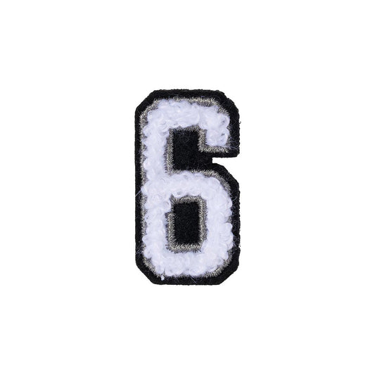 Women Number 6 Patch - 6 Black/White | HEYDUDE