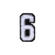 6 Black/White