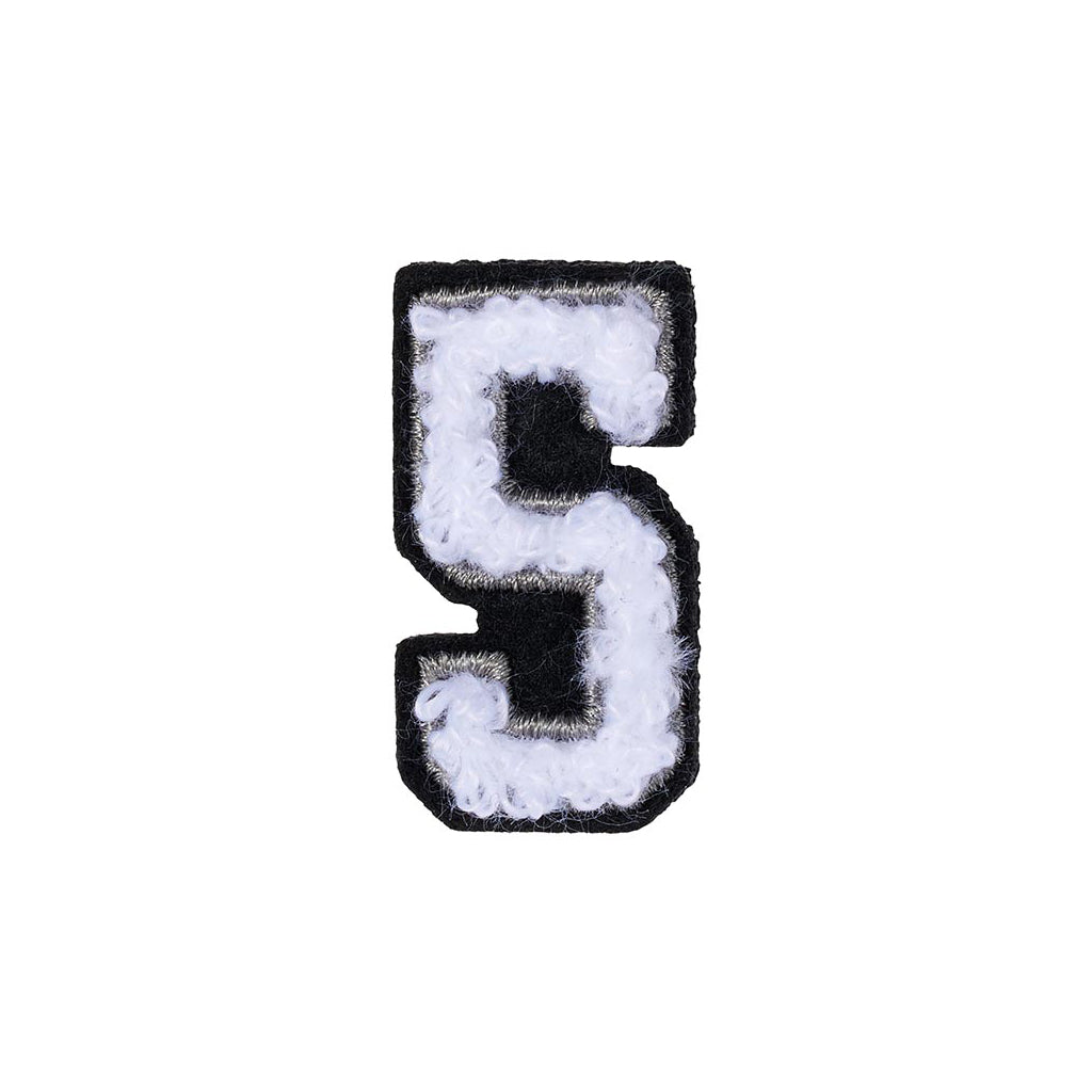 Women Number 5 Patch - 5 Black/White | HEYDUDE