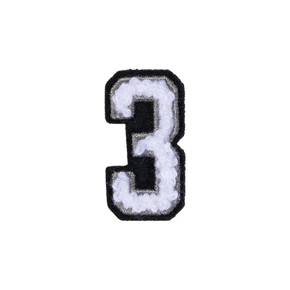 Women Number 3 Patch - 3 Black/White | HEYDUDE