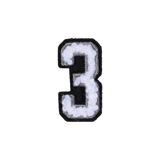 Women Number 3 Patch - 3 Black/White | HEYDUDE