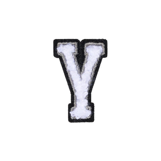 Women Letter Y Patch - Y Black/White | HEYDUDE
