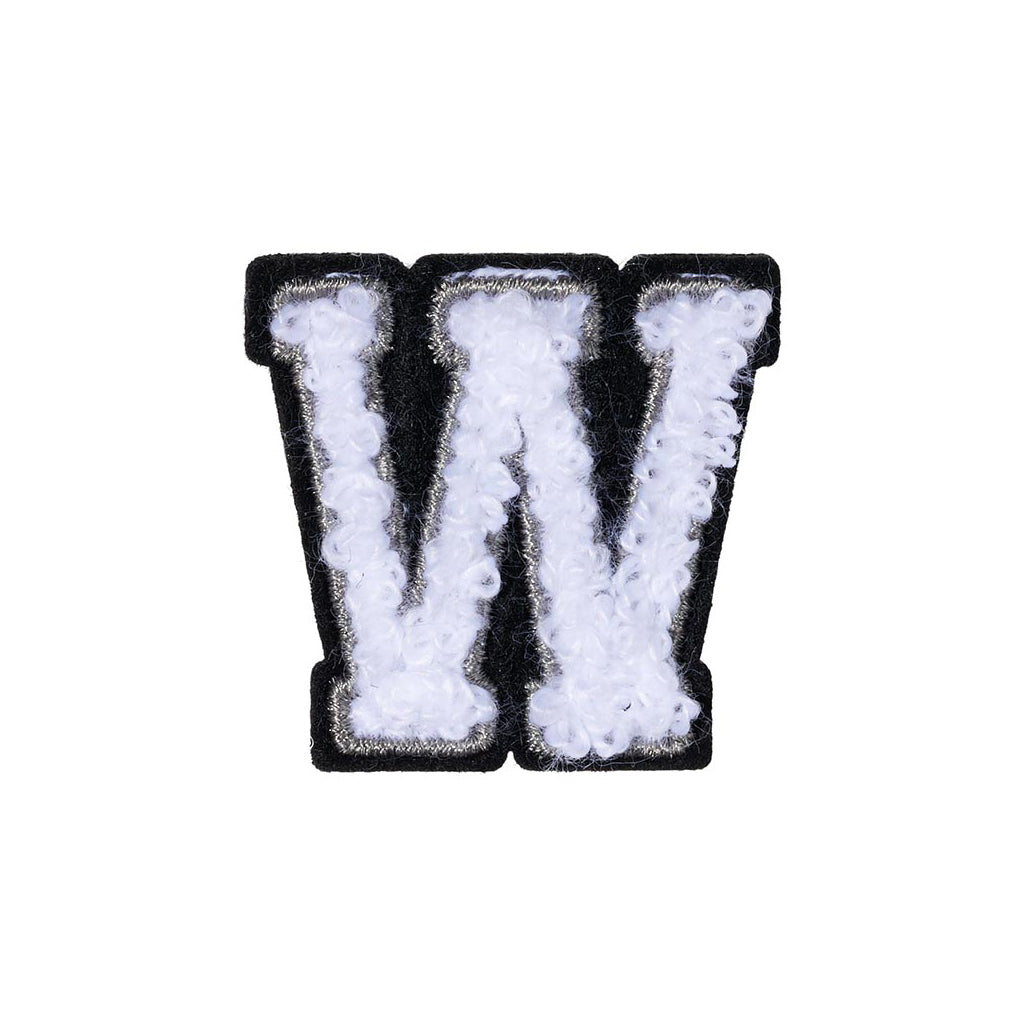 Women Letter W Patch - W Black/White | HEYDUDE