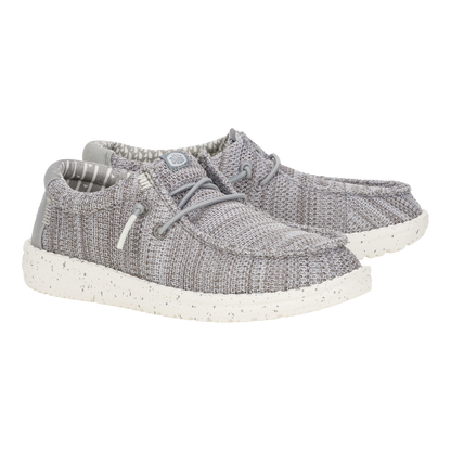 Kids Wendy Youth Stretch Sox - Light Grey | HEYDUDE