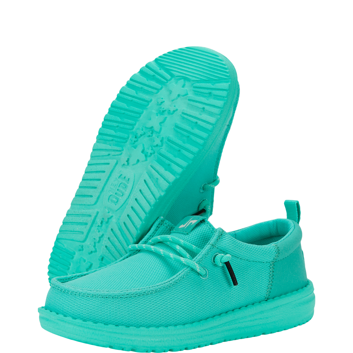 Kids Dude Perfect x Wally Youth Funk - Green/Teal | HEYDUDE