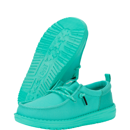Kids Dude Perfect x Wally Youth Funk - Green/Teal | HEYDUDE