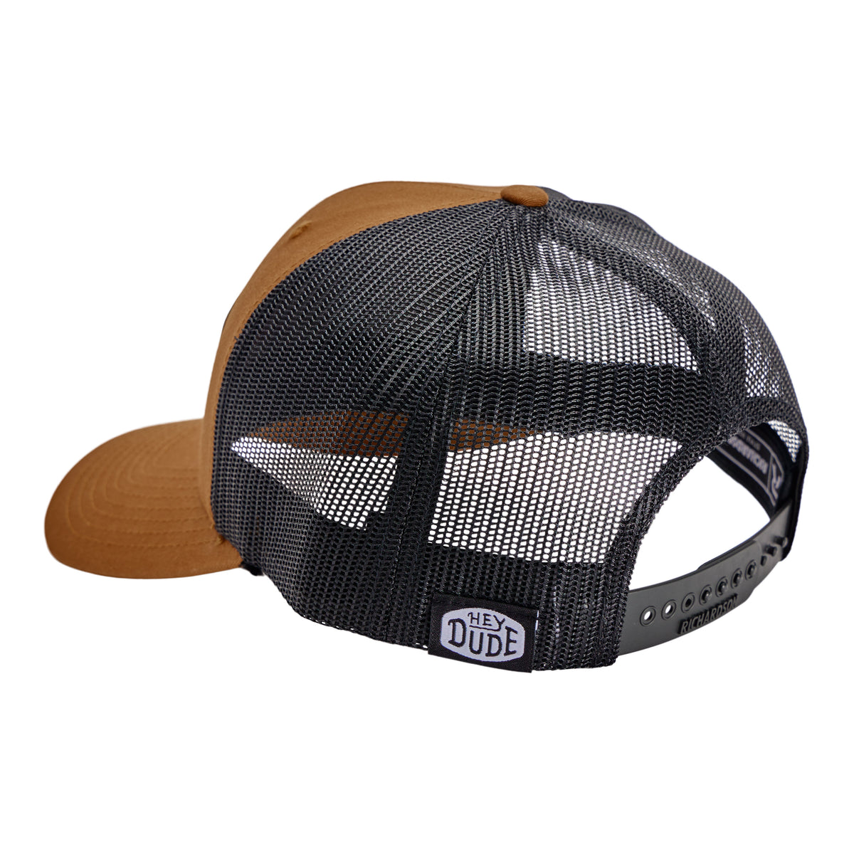 Women|Men Leather Buckle Patch Trucker - Coyote Brown | HEYDUDE