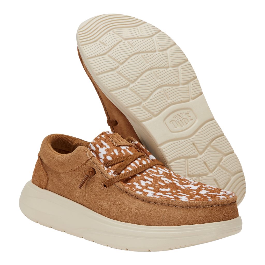 Women Wendy Comf Luxe - Tan | HEYDUDE